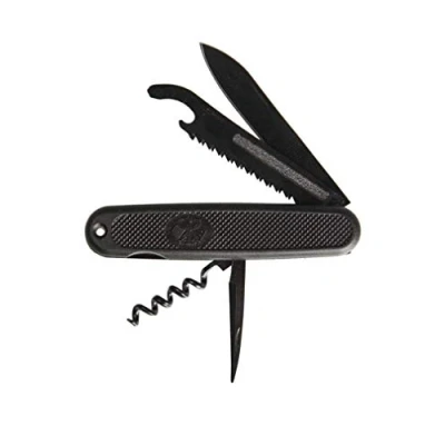 Abbildung von Mil Tec Taschenmesser Bundeswehr alte Art Schwarz, Klingenlänge:8cm