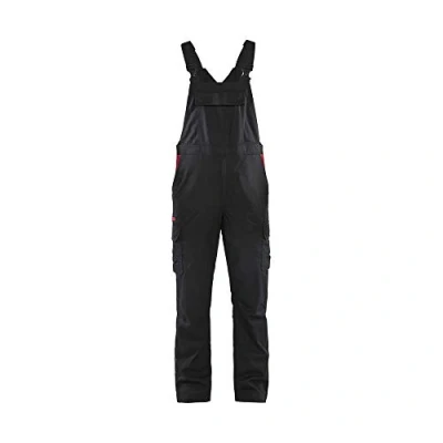 Abbildung von Blaklader 264418329956D104 Industrie Latzhose, Schwarz/Rot, Größe D104