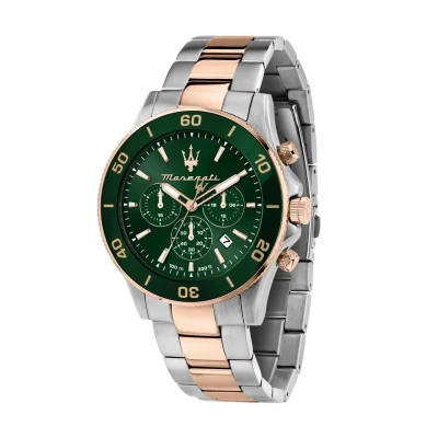 Abbildung von Maserati Competizione Chronograph, Herren, Größe: One Size, Silber