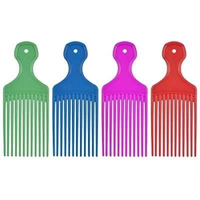 Abbildung von Kare &amp; Kind Haarkamm 4 Stück Ideal für lockiges, gewelltes, Afro Haar Zum Stylen, Frisieren, Entwirren und Hochstecken der Haare Glatter, sanfter Kamm Männer, Frauen Geschenk