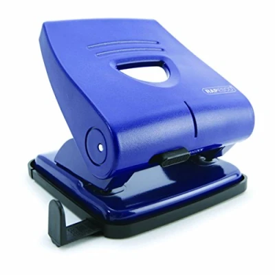Abbildung von Rapesco PF827PL2 2 Fach Locher 827 P, 30 Blatt Stanzkapazität, Blau