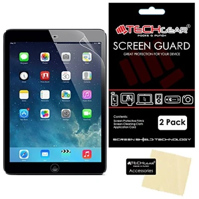 Abbildung von TECHGEAR (2 Stück Matte Displayschutzfolien für iPad Air 2 (9,7 zoll) Blendschutz Schutzfolie 6 /