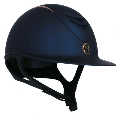 Abbildung von OneK Reithelm Avancé Matt Rosegold Lines Navy 1