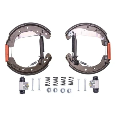 Abbildung von HELLA Shoe Kit Pro 8DB 355 004 581 Bremsensatz, Trommelbremse mit Radbremszylinder, Stellelement OPEL: Astra G CC