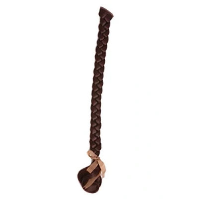 Abbildung von WIG ME UP SA101 33 Geflochtener Zopf Flechtzopf mit Clip lang 50cm Mahagonie Rotbraun