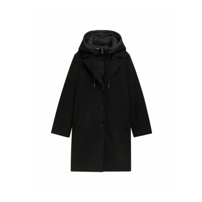 Abbildung von TOM Tailor 2IN1 LOOK Wintermantel, Damen, Größe: XXL, Deep black