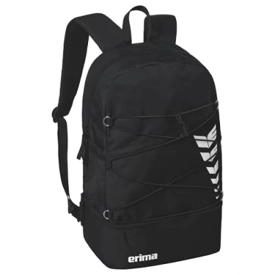 Abbildung von Erima Unisex Six Wings Rucksack mit Bodenfach (7232408) schwarz,