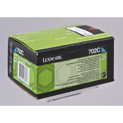 Abbildung von Lexmark 70C20C0 (702C) Cyan Toner