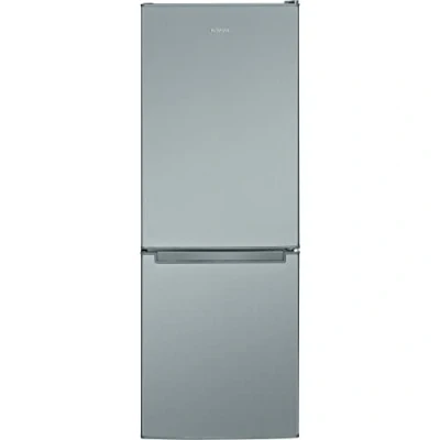 Abbildung von Bomann KG 7342 Kühl /Gefrierkombination, freistehender Kühlschrank, Gefrierschrank mit LED Innenraum Beleuchtung, visuelle Türalarmfunktion, Türanschläge wechselbar, 173 Liter Nutzinhalt, edelstahl