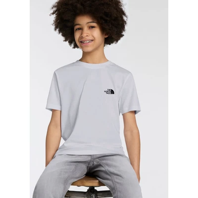 Abbildung von The North Face TEEN Simple DOME TEE Unisex Tshirt basic für Kinder, Größe: 133 141, White