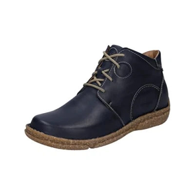 Abbildung von Josef Seibel Damen Schnürstiefeletten Neele 46,Weite G (Normal),Wechselfußbett,uebergangsschuhe,uebergangsstiefel,Boots,Ocean / 950 530,37 EU