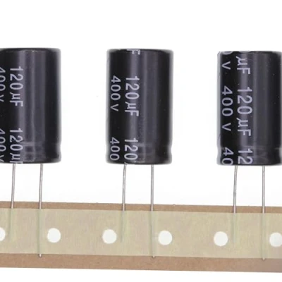 Abbildung von 10 Stück 400V 120UF Steckbarer Aluminium Elektrolytkondensator 18x30 18 * 30mm