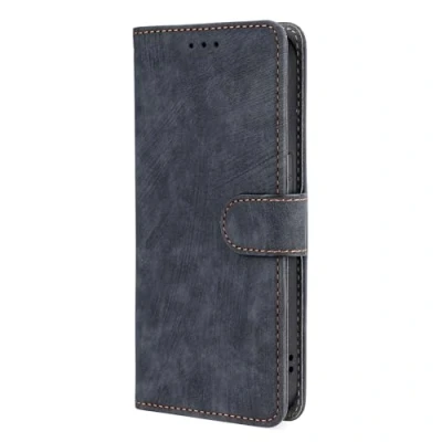 Abbildung von TEYYOS Klapp Handyhülle für Xiaomi Poco M6 Pro 4G, RFID Funktion Handyhülle, PU Leder Hülle mit 3 Kartenfächer, Schutzhülle Case Tasche Magnetverschluss Flip Cover Schwarz
