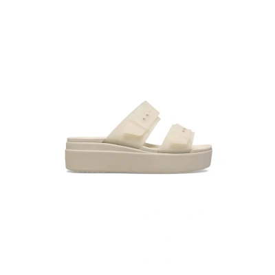 Abbildung von Crocs Herren Brooklyn BuckleFrostedLowWedge Sandalen, Sandstone, 34/35 EU