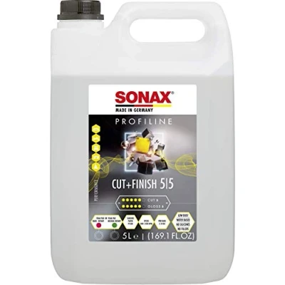 Abbildung von SONAX PROFILINE Cut+Finish (5 Liter) zur schnellen Beseitigung von Fehlstellen nach der Reparaturlackierung Art Nr. 02255000