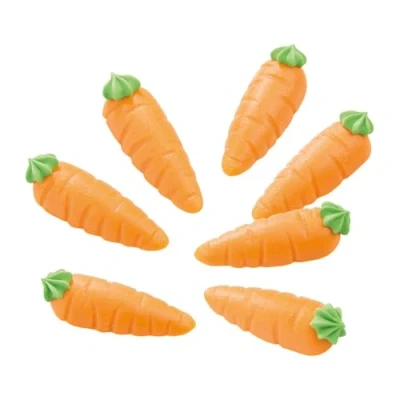 Abbildung von Günthart 200 Stück Marzipan Rübli, Möhren, Ruebli aus feinem Marzipan, orange Karotten mit grünem Strang, 1er Pack (1 x 650 gr)