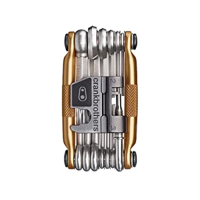 Abbildung von Crankbrothers, Gold Crank Brothers Multifunktions Fahrradwerkzeug (19 Funktionen, one Size