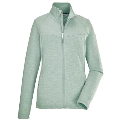 Abbildung von killtec Damen Stretchjacke mit Stehkragen/Fleecejacke KOS 102 WMN FLX JCKT, hell mint, 44, 39176 000