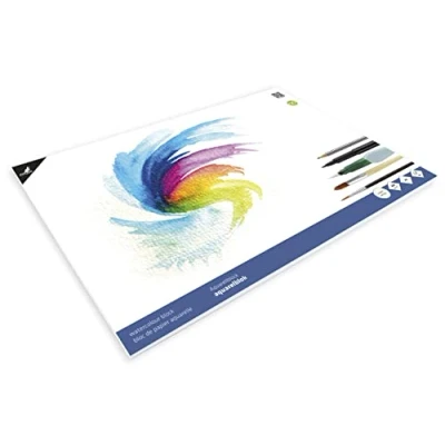 Abbildung von Blok aquarelpapier Kangaro, roomwit, 3 zijden gelijmd