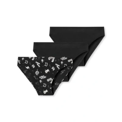 Abbildung von Schiesser 3PACK Slip für Kinder, Größe: 164, Schwarz