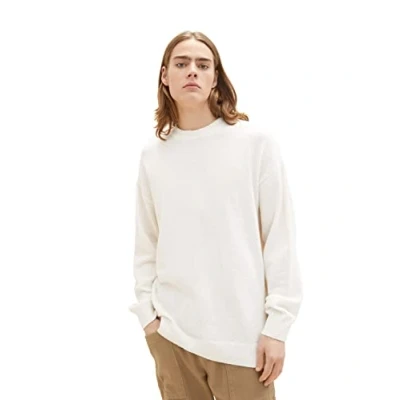 Abbildung von TOM TAILOR Denim Herren Pullover 1034929, 12906 Wool White, L