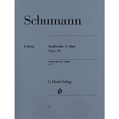 Abbildung von Arabeske op 18. Klavier: Instrumentation: Piano solo (G. Henle Urtext Ausgabe)