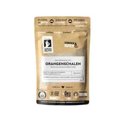 Abbildung von Bremer Gewürzhandel Orangenschalen, gemahlen, Orangenpulver, 10 x 50g