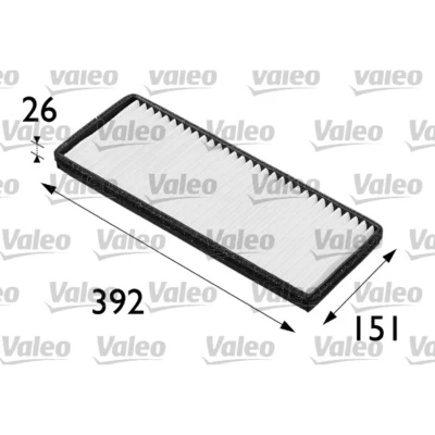 Abbildung von VALEO CLIMFILTER COMFORT 698164 Innenraumfilter Partikelfilter 390 144 26 AUDI: 80 B4 Avant, Limousine, Cabriolet