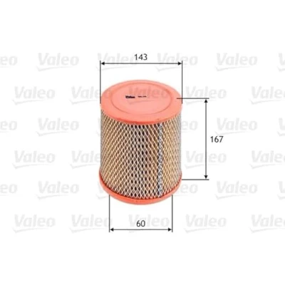Abbildung von VALEO 585726 Luftfilter 167 143 Filtereinsatz