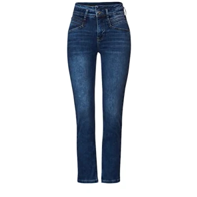 Abbildung von Street One Jeans Slim Fit, Damen, Größe: 27x28, Blau