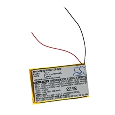 Abbildung von vhbw Akku kompatibel mit Palm Tungsten TX Handy Smartphone Telefon (1250mAh, 3,7V, Li Polymer)