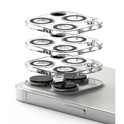 Abbildung von Ringke Camera Glass [3 Stück] Kompatibel mit iPhone 14 Pro Max und (2022) Kameralinsen Panzerglasfolie