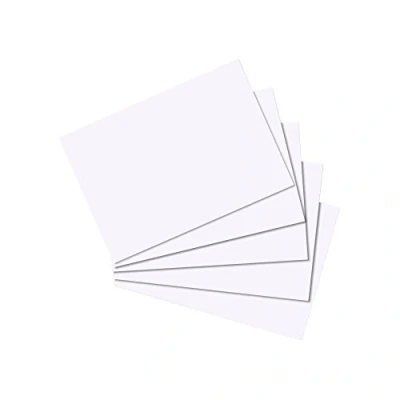 Abbildung von Herlitz Karteikarten A7 blanco VE=100 Stück weiß