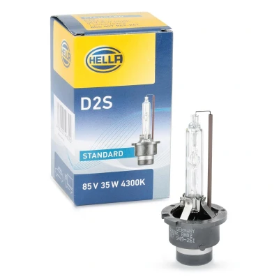 Abbildung von HELLA 8GS 007 949 261 Glühlampe, Fernscheinwerfer D2S 85V 35W 4300K Xenon BMW: X5, 3 Touring, 5 Limousine, AUDI: A6 C6 Allroad, A8 D3, C5 Avant