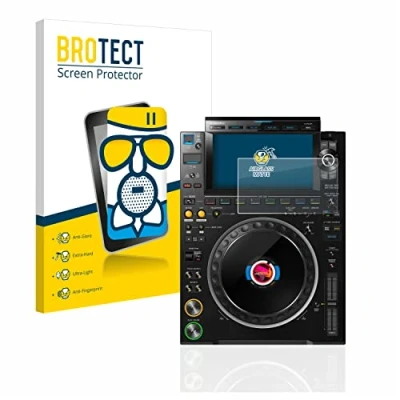 Abbildung von BROTECT Entspiegelungs Schutzglas für Pioneer CDJ 3000 Schutz Folie Panzerfolie Glas Matt [Extrem Kratzfest 9H, Anti Reflex, Fingerprint]