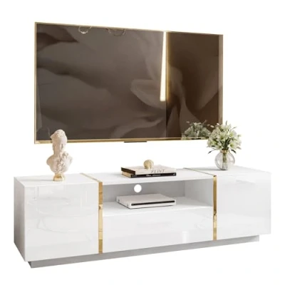 Abbildung von Lookway TV Board ONYX Hochglanz 158 cm