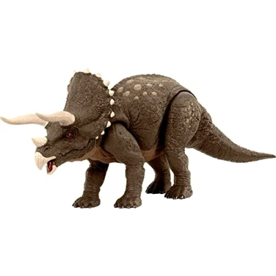 Abbildung von Mattel® Actionfigur Mattel HPP88 Jurassic World Spielfigur, Dino Trackers, Triceratops