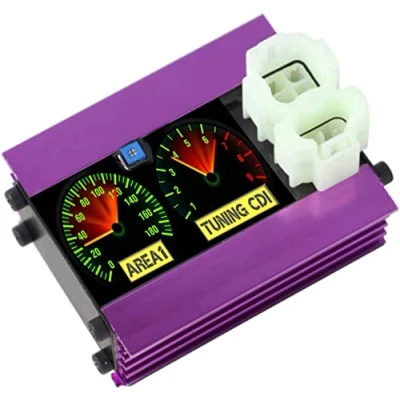 Abbildung von Area1 Tuning CDI Zündeinheit offen ungedrosselt für 50ccm GY6 China 4 TAKT mit 5 Pin Anschluss Kompatibel BT50 QT BT49 QAGM, Flex, Tech, (Typ2 (5 Pin) ungedrosselt)
