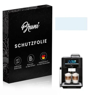 Abbildung von Bruni Schutzfolie kompatibel mit Siemens EQ.9 s100 Folie, glasklare Displayschutzfolie (2X)