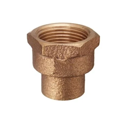 Abbildung von Cornat Löt Übergangs Muffe, 1 Innengewinde, A 28 mm, B 1Zoll IG, Stück, rotguss, T5270G281