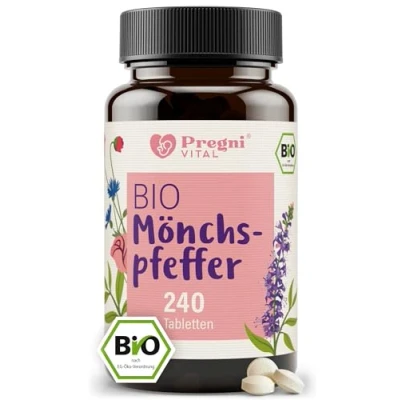 Abbildung von BIO Mönchspfeffer 10mg von PregniVital® 240 St