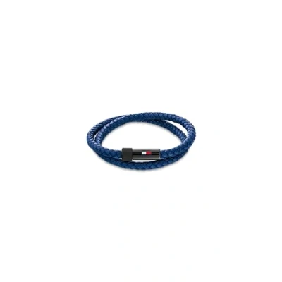 Abbildung von Tommy Hilfiger Jewelry Lederarmband für Herren Blau 2790613S