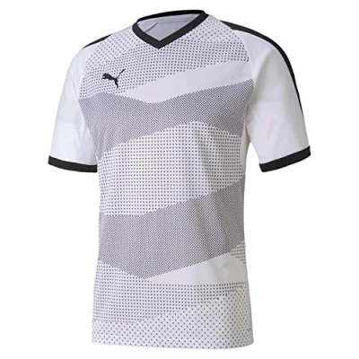 Abbildung von PUMA Herren teamFINAL Indoor Jersey T Shirt, White Black, L