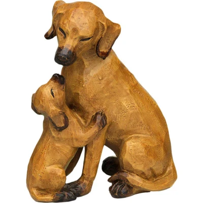 Abbildung von Ambiente Haus Dekofigur &quot;Hund mit Welpe&quot;, liegend