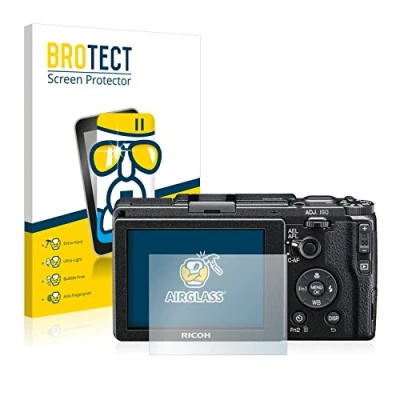 Abbildung von BROTECT Schutzglas für Ricoh GR II 2015 Schutzfolie Panzer Folie Glas [Extrem Kratzfest 9H, Anti Fingerprint, Ultra Transparent]