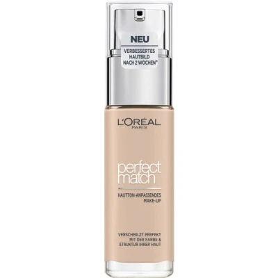Abbildung von L&#039;Oréal Paris Perfect Match Makeup Foundation, Damen, Größe: 30 ml, 1c rose ivory