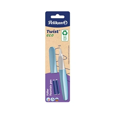 Abbildung von Pelikan Twist® eco Füller für Rechts und Linkshänder, farbig sortiert (keine Farbauswahl möglich!), Feder M, 1 Stück