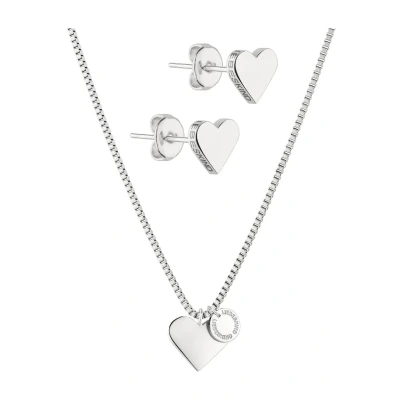 Abbildung von Liebeskind Berlin Schmuckset Ohrringe, Damen, Größe: One Size, Silberfarben