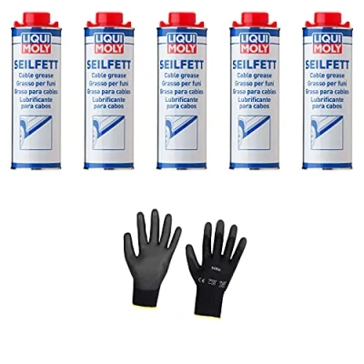 Abbildung von Iloda 5xOriginal Liqui Moly 1l Seilfett 6173 Schutzhandschuhe