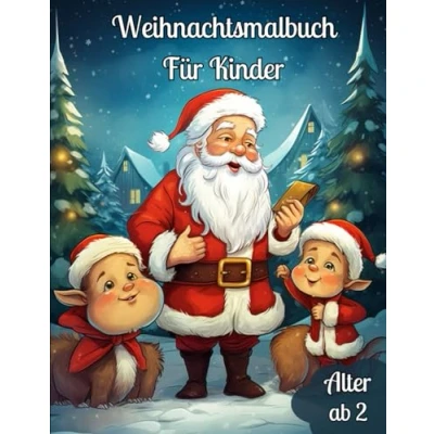 Abbildung von Weihnachtsmalbuch für Kinder: Fantasievolles Kinder ab 2 Jahren